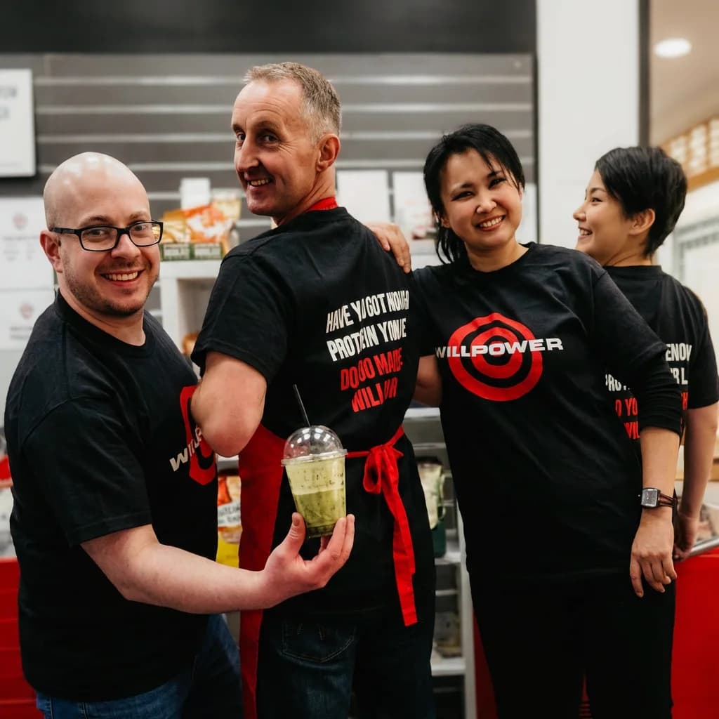 WillPower Store team in Birmingham city centre